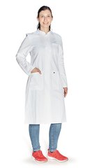 1614 women's lab coats, size 46, Mixed fabric, 50% cotton, 50% polyester