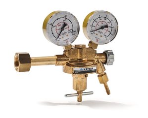 Bottle pressure regulator, one stage, brass, type of gas nitrogen, 1 unit(s)