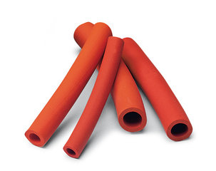 Rotilabo®-rubber tube, natural rubber, red, inner-Ø 5 mm, outer-Ø 8 mm, 10 m