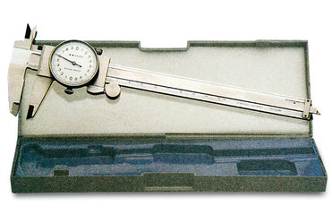 Precision caliper gauge, with case, measuring range up to 160 mm, 1 unit(s)