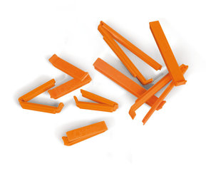 Spectra/Por® standard clips orange, PP, snap length 55 mm, 10 unit(s)