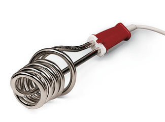Simple-immersion coil heater, power 1000 W, immersion depth 160 mm, 1 unit(s)