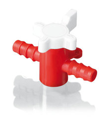 Rotilabo®-2-way valve, PP/PE, for hoses with inner Ø 5-7 mm, 1 unit(s)