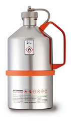 Safety laboratory canister, Stainless steel, with screw cap, 0.5 l, 1 unit(s)