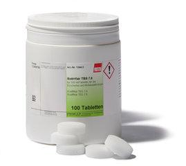 ROTI®fair TBS 7.6, for 500 ml / tablet, 100 unit(s), plastic
