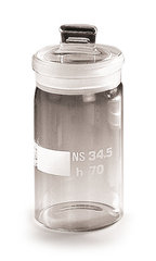 Rotilabo®-weighing bottle, borosilicate, glass, tall, with lid, NS 34/11, 45 ml