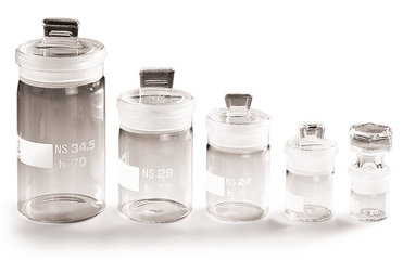 Rotilabo®-weighing bottle, borosilicate, glass, short, with lid, NS 60/12, 45ml