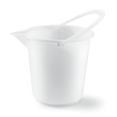 Rotilabo®-bucket with spout, HDPE, 17 l, H 320 mm, Ø 330 mm, 1 unit(s)