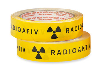 Sekuroka®-warning tape Radioactive, plastiic, 1 roll(s)