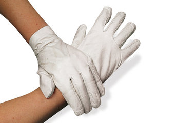 Working gloves made of nappa leather, size 9, for hot and cold, 2 pair