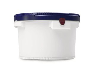 Click pack container, HDPE, white, 10 l, with UN-Y approval,, 1 unit(s)