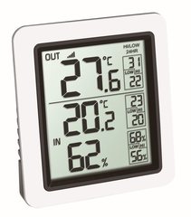 Wireless thermal hygrometer INFO, Delivery incl. one transmitter., 1 unit(s)