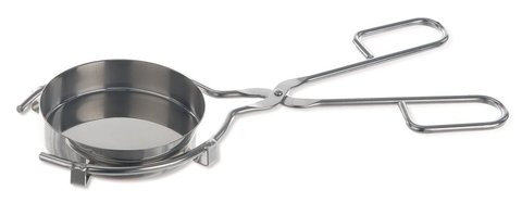 Holding pliers for evaporating dishes, With flat base, 1 unit(s)