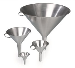 V2A stainless steel funnels, Top Ø 100 mm, 1 unit(s)