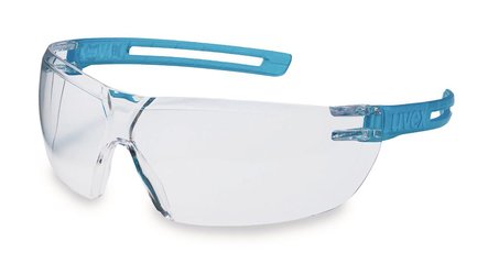 x-fit safety glasses, Blue, clear lens, 1 unit(s)