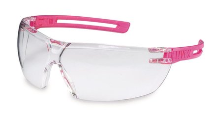 x-fit safety glasses, Pink, clear lens, 1 unit(s)
