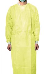 MaidMed ViruGuard protective gown, Yellow, 140 cm, 10 unit(s)