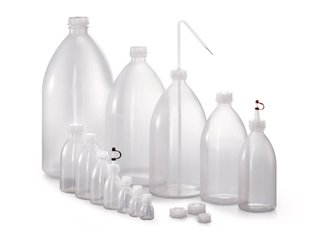 Narrow mouth bottle, 200 ml, LDPE, 10 unit(s)
