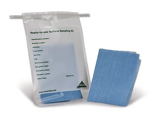 Fabric swab SurfACE with NB, ISO18593, for microbiology, 200 unit(s), bag