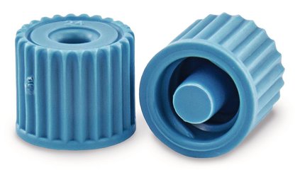 Luer caps CHROMABOND®, blue, 12 unit(s)