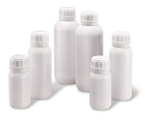 Round neck bottle, HDPE , with PA barrier layer, 1000 ml, 80 unit(s)