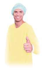 BeeSana protective gown, PP/PE, 26 g, yellow, 136 cm, 10 unit(s)