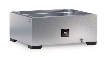 WTB 50 water bath with flat cover and, draincock, volume 51 l, , 1 unit(s)