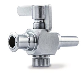 Stopcock (valve), chrome-plated, for SPE vacuum manifolds, 12 unit(s)