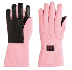 Cryo-Grip® gloves with cuff, Forearm length, pink, S size, 1 pair