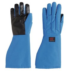 Cryo-Grip® gloves with cuff, Elbow length, blue, L size, 1 pair