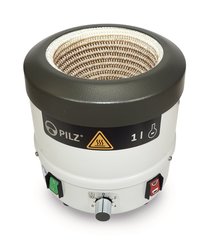 Pilz® LP2ER Protect heating mantle, Two heat zones, up to 450 °C, 1000 ml