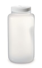 Wide mouth bottle, square, PP, 4 l, 1 unit(s)