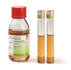 Thioglycolate Broth, Ph. Eur., USP, ISO 7937, 180 ml, glass