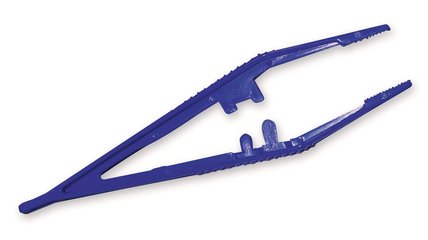 Disposable tweezers, ABS, non-sterile, length 111 mm, 6 unit(s)