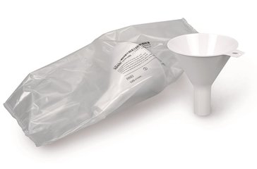 Disposable powder funnel, PS, , white, sterile, 10 unit(s)