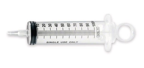 SOL-M(TM) disposable syringe , 100 ml, with catheter fitting, 1 unit(s)