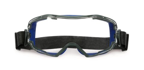 GoogleGear 6000 wide-vision goggles, With neoprene band, blue/black, 1 unit(s)