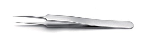 ROTILABO® precision tweezers, Straight titan type 5 L 110mm, SS 0.15mm