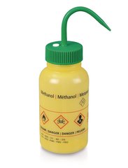 Wash bottle with venting valve, LDPE, methanol, 500 ml, 1 unit(s)