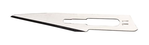 Scalpel blades, type 11, Sterile, 100 unit(s)