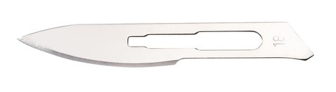 Scalpel blades, type 18, Sterile, 100 unit(s)