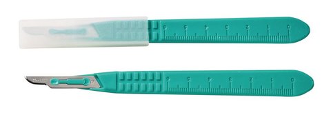 Disposable scalpel, Sterile, type 15, 10 unit(s)