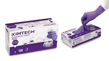 KIMTECH Purple Nitrile, Disposable protective gloves L 240 mm, S, 100 unit(s)