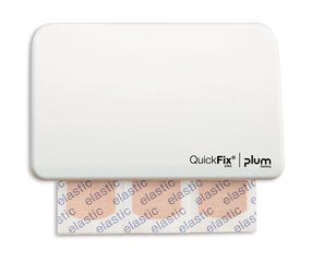 QuickFix UNO Elastic plaster dispenser, White with 45 elastic plasters