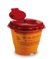 Multi-Safe twin plus 2000, Waste disposal container, PP, 2 l, 10 unit(s)