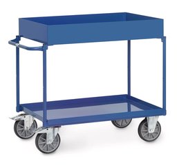 Shelf trolley with tray shelves, made of steel, 1021 x 500 x 880 mm, 1 unit(s)