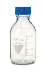 RASOTHERM clear glass screw top bottle, 500 ml, 10 unit(s)