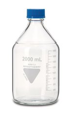 RASOTHERM clear glass screw top bottle, 2000 ml, 10 unit(s)