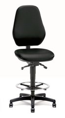 Comfort office chair, Seat height 660-910 mm, with foot ring, 1 unit(s)