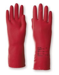 Chemical protection gloves, Camapren 722, red, size 10, 1 pair